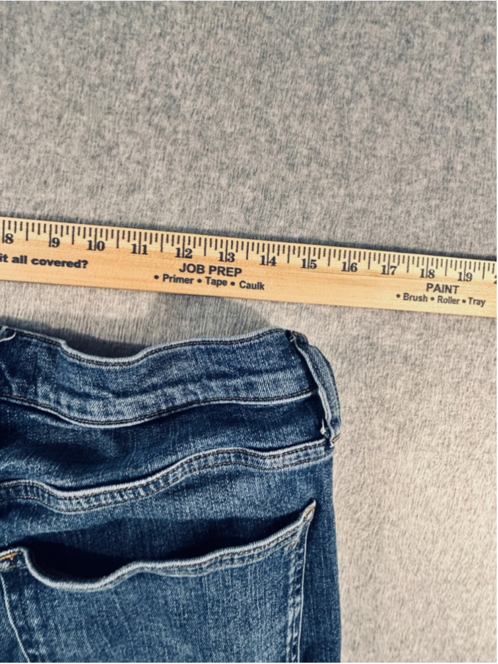 Madewell Mid Rise Kick Out Jeans Blue Petite Size 30P Cropped Flare Denim - Picture 7 of 7